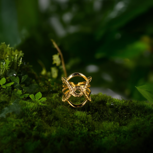 Fashion <b>Rings</b> 316L Stainless Steel PVD Gold Plating Sustainable Resistant Design - Product Image 3