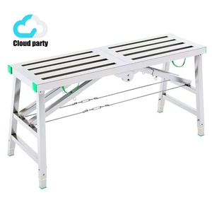 Складная рабочая платформа Cloud-party из высокопрочной стали, грузоподъемность 150 кг, штабелируемая, для шпатлевки, покраски и домашнего ремонта - Product Image 3