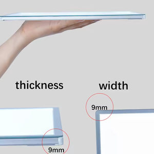 Facile cambiamento Ultra sottile scatola di luce in alluminio scivolo in cornice ristorante Menu Board Temper vetro Led <span class=keywords><strong>Light</strong></span> <span class=keywords><strong>Box</strong></span> - Product Image 5