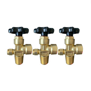 Vanne de régulation de pression Qf-2g1 pour bouteille de gaz, entrée 1/4 po, compatible CGA580, CGA540, CGA540C, pour bouteille d'oxygène en acier - Product Image 1