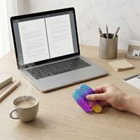 En gros Jouets Fidget Squishy en forme de bâtonnet de glace, sensoriels à remontée lente, à presser, pour l'été et les fournitures de fête