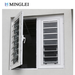 MINGLEI Fenêtres à persiennes en verre aluminium <span class=keywords><strong>Volet</strong></span> Jalousie Fenêtres à persiennes <span class=keywords><strong>de</strong></span> sécurité réglables - Product Image 1