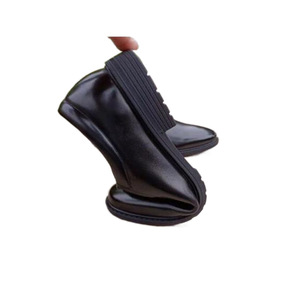 Chaussures habillées en cuir pour hommes, noires, à enfiler, pour le bureau, printemps-automne, en cuir de vachette - Product Image 4