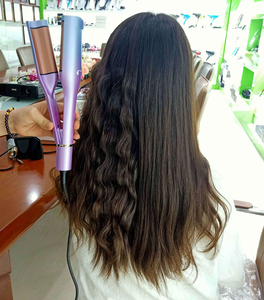 Ptc Kachel Koreaanse Haarstyling Gradiënt Kleur Krultang Salon 28Mm Big Wave Hair Crimper Krultang - Product Image 6