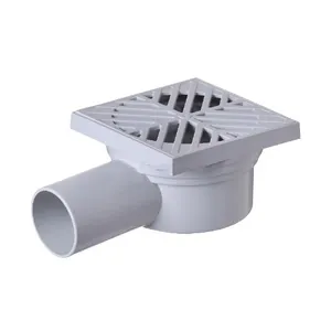 Chất lượng hàng đầu PVC ống thoát nước Phụ kiện thoát nước sàn, Tuyết Flake loại ngắn, 50 mét