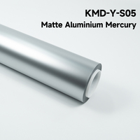 KING MARTIN Film de protection de peinture sans DMF, couleur mate aluminium mercure TPU, pour carrosserie automobile, fabricant ODM OEM