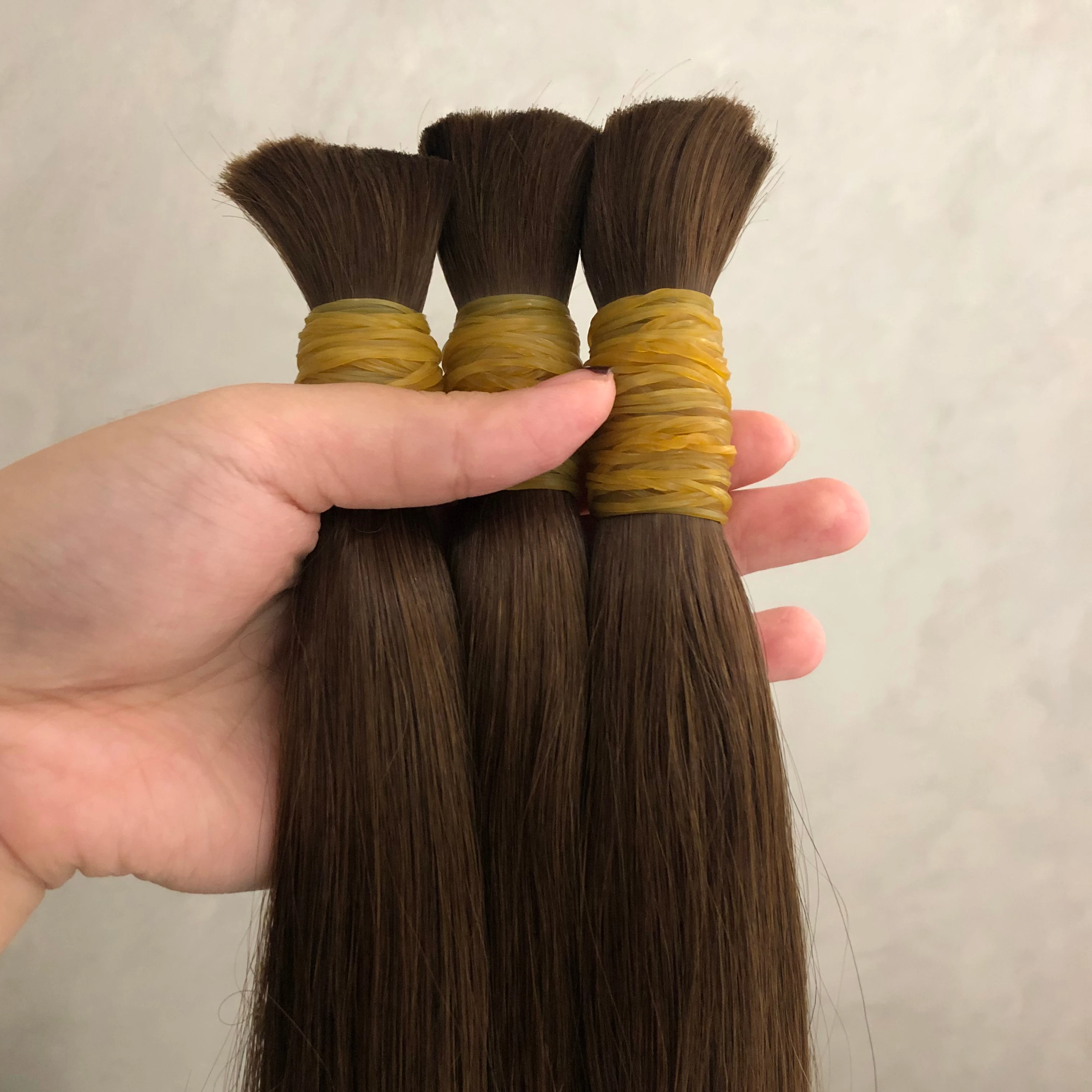 Siyah kadınlar için yüksek kalite yığınları % 100% İnsan saç yığınları Extensiones De Cabello Humano bakire saç yığınları