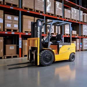 Carretilla elevadora eléctrica <span class=keywords><strong>Triplex</strong></span> de 1,5 T, 2t, 3 toneladas, altura de elevación de 4,8 M para almacén - Product Image 1