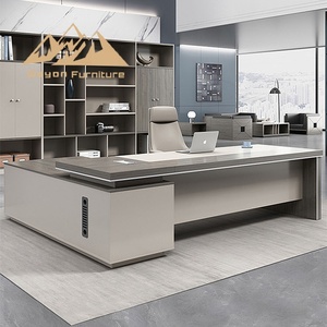 Modernización de gama alta CEO Escritorio Boss Muebles de oficina Mesa Gerente Escritorio ejecutivo - Product Image 1