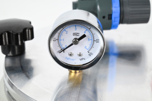 Machine d'injection de cire sous vide pour la fabrication de bijoux, moulage de cire avec manomètre, contrôle de température, pompe manuelle - Product Image 5