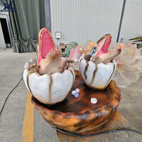 Sculpture animatronique d'œuf de dinosaure bébé - Décoration interactive pour parcs d'attractions et centres commerciaux, dinosaure réaliste qui mange avec une balle pour les enfants