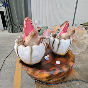 Escultura Animatrónica de <span class=keywords><strong>Huevo</strong></span> de <span class=keywords><strong>Dinosaurio</strong></span> Bebé - Decoración Interactiva para Parques de Atracciones y Centros Comerciales, <span class=keywords><strong>Dinosaurio</strong></span> Realista con Bola para Alimentar a los Niños - Product Image 2