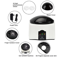 Machine à ongles en acier inoxydable 36W 150ml Double tension Indicateur 3 modes Couvre-doigts isolant Salon Maison Portable OEM ODM