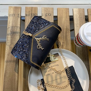 Women's Fashion Cool Leather Crossbody Messenger <b>Bag</b> with <b>Fringed</b> Tassel & Rhinestone Custom Logo Option Durable Camera <b>Bag</b> - Product Image 4