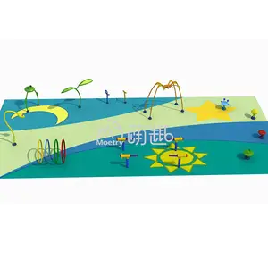 子供のためのMoetry水遊びアトラクションスプレースプラッシュパッド設計機器
