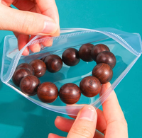 Sacs en plastique PVC imperméables personnalisés imprimés en gros pour colliers, bracelets, boucles d'oreilles, pierres précieuses et artisanat