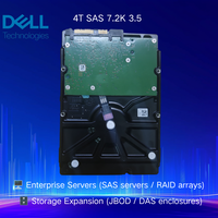 Disco rigido Dell Server HDD 4T SAS 7.2K 3.5 Hot Swap per server Dell PowerEdge e sistemi di archiviazione R750 R760 R660 R450 R470 R260 R360