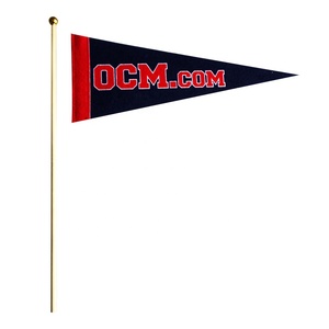 Drapeau triangulaire en feutre personnalisé pour équipes sportives et universitaires – Impression sur mesure à prix abordable - Product Image 3