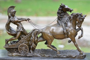 รูปปั้นทองสัมฤทธิ์อะพอลโลรูปปั้นดวงอาทิตย์โรมันรูปปั้นเหล็กสไตล์ยุโรปรูปปั้นออกแบบประติมากรรมฮวงจุ้ย - Product Image 3