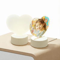 Lampe de table en acrylique à transfert thermique par sublimation, lampe de chevet à sublimation, veilleuse à motif DIY