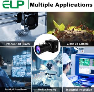 กล้อง ELP 20MP 4K USB 3.0 พร้อมเลนส์ซูมแบบแมนนวล 5-50 มม. 10 เท่า ความละเอียด 3840x2160 30fps เว็บแคมความเร็วสูงสำหรับพีซี ลินุกซ์ แมค ราสเบอร์รี่ พาย - Product Image 6
