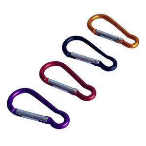 คาราบิเนอร์รูปทรงน้ำเต้าอลูมิเนียมอัลลอยด์ 5 มม. พกพาสะดวก ใช้เป็นพวงกุญแจสำหรับขวดน้ำ กระเป๋าเป้สะพายหลัง ใช้งานกลางแจ้ง - Product Image 4