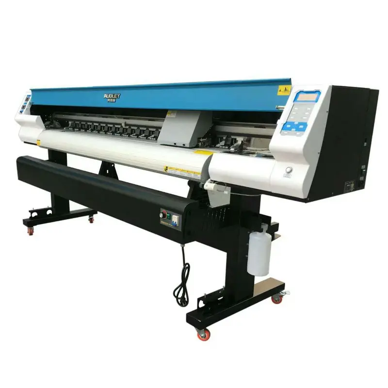 Audley S7000-3 1.9m çift 4720 kafa boya sublime mürekkep püskürtmeli dijital kağıt yazıcı makinesi ısı transfer makinesi