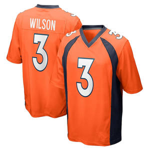 Broncos เสื้อเจอร์ซีย์ทีมอเมริกันฟุตบอลรักบี้เสื้อพิมพ์ลาย XL ระบายอากาศปักโลโก้เสื้อมีหมายเลขเสื้อสไตล์ - Product Image 2