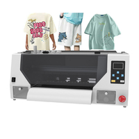 Imprimante DTF A3 30CM Nouveaux Modèles en Stock, Imprimante Jet d'Encre Double Tête Multifonctionnelle de Bureau pour Logos, Métaux, Tissus et Graphiques
