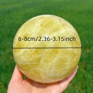 Esfera de Citrino al por Mayor, Hecha a Mano con Cristal Pulido, un Regalo Perfecto para Fiestas como Pascua y Decoración del Hogar - Product Image 4