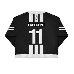 เสื้อฟุตบอลทรงโอเวอร์ไซส์แบบครอปสั่งทำพิเศษของ Tontons เสื้อฟุตบอลทรงบ็อกซี่วินเทจผ้าตาข่ายสั่งทำพิเศษ - Product Image 6