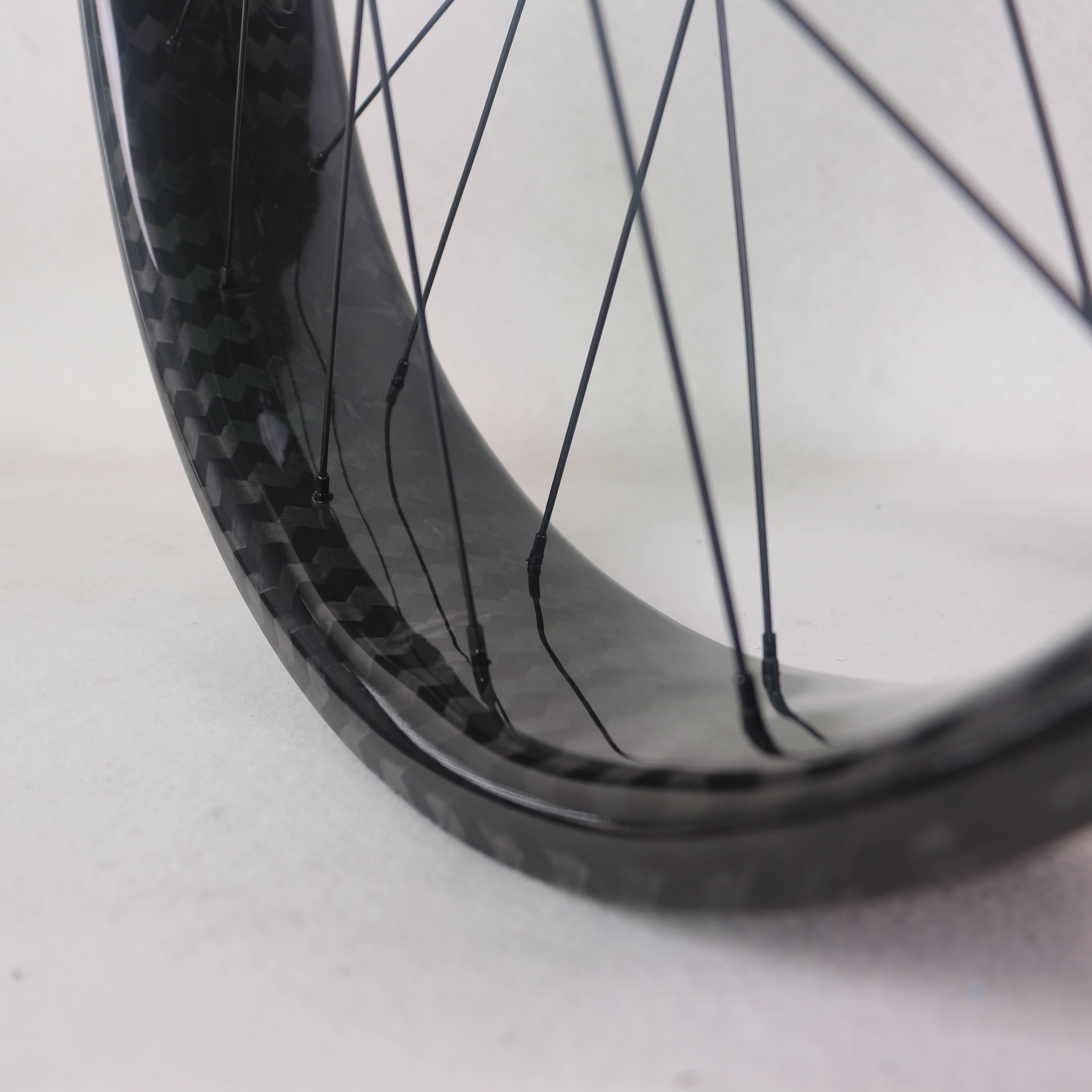 新しいファットバイクホイールセット6ボルトカーボンファイバー