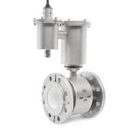 Medidor de flujo electromagnético alimentado por batería | Caudalímetro magnético portátil para la industria de tratamiento de agua y líquidos conductores