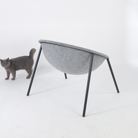 Chaises de salle à manger modernes et minimalistes, dossier en tissu, pieds en bois, chaise de loisirs en feutre recyclé écologique pour chambre, hôtel, maison, bureau