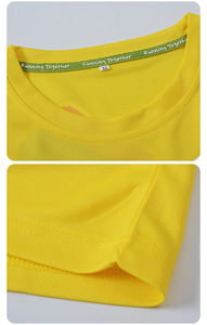Camiseta Deportiva de Manga Corta para Hombre, 100% Poliéster, con Logotipo Personalizado en la Parte Delantera, Secado Rápido, Informal, para Correr, Tejido de Punto Sublimado - Product Image 4