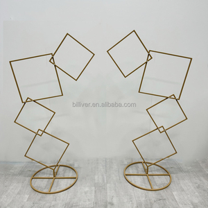 Arche personnalisée de 5 pieds <span class=keywords><strong>cercle</strong></span> de fer rond cerceau toile de fond support cadre de fleur support arc de ballon pour la décoration de pièce maîtresse de mariage - Product Image 5