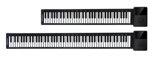 Mini Portable untuk Hadiah Cut Pisno Hot Sale Portable Roll Up Piano E-Portable 88 Tombol Tangan Roll Piano Lipat Lembut Electron Organ