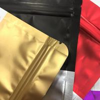 Sachets Doypack autoportants en papier Kraft brun 9x14cm, en PE BOPP recyclable, avec fermeture Ziplock, pour l'emballage alimentaire de salades et de gâteaux, imprimés en héliogravure