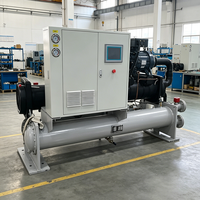 Refroidisseur à vis refroidi par eau TC-1400W 400 tonnes 1400 kW, système de refroidissement industriel avec compresseurs à vis semi-fermés jumeaux