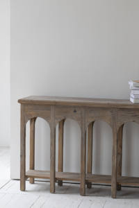 Wabi sabi fififites-mueble vintage <span class=keywords><strong>de</strong></span> madera, estilo antiguo romano inspirado en arquitectura, arco deco - Product Image 5