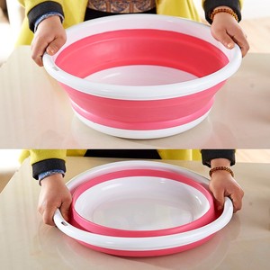 Grand bassin portable pour lavage de fruits et légumes Lavabo pliant Lavabo pliant de voyage Bassin suspendu en <span class=keywords><strong>plastique</strong></span> - Product Image 3