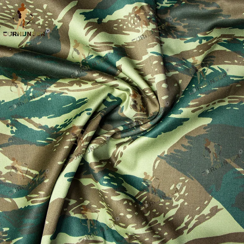 Personalização camo tecido ripstop camuflagem algodão poliéster impresso camuflagem nylon tecido algodão