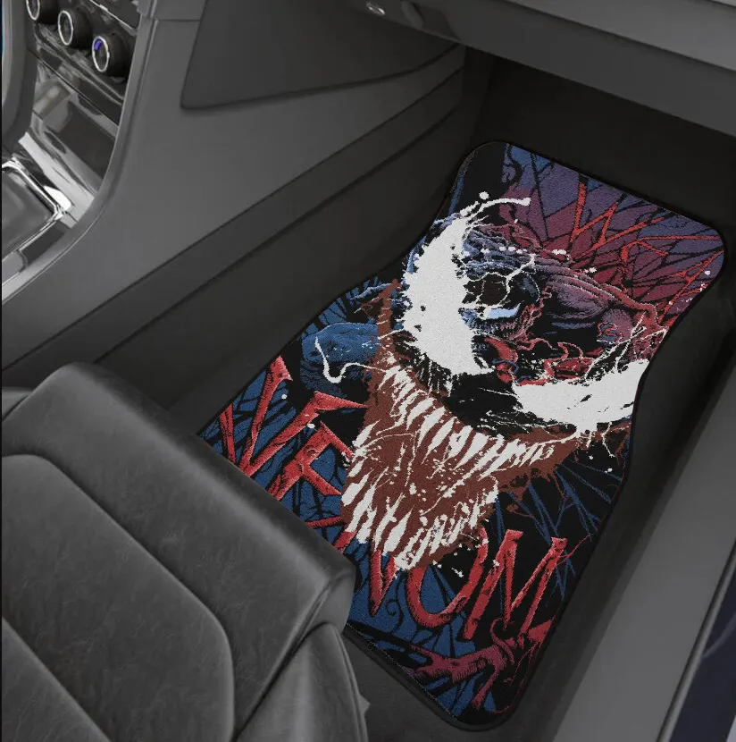 universal blank sublimation Custom luxury rubber Printed floor foot designer car wash mat logo pvc custom car carpet mats