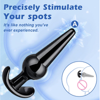Ensemble de 6 Plugs Anaux et Dilatateurs en ABS, 100% Étanche, Masseur Anal pour Hommes et Femmes - Vente Flash