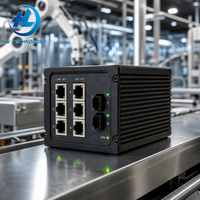 Módulo de Expansión Ethernet Gigabit Industrial IEM-3300-6T2S, 6 Puertos RJ45, 2 Puertos SFP de Fibra, Módulo de Switch de Red Empresarial Robusto