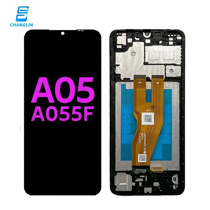 Assembly Service Pack FHD High-Definition In-cell <strong>LCD</strong> Frame for for <strong>A05</strong>/A055F Mobile Phone Repaired Parts 1 Year