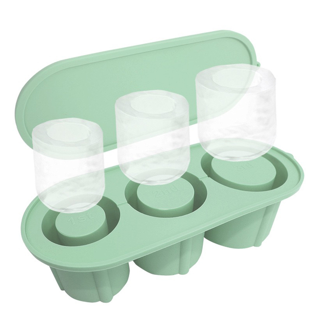 Hot Sale Silicone Stanley Ice Ball Mold Silicone Stanley Ice Cube Tray Making Mold With Lid for Stanley Cup Accessories 20-40oz