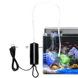 Zhenmao Usb Oxygen <b>Pump</b> Black Mini <b>For</b> Fish Tank <b>Aquarium</b> With Adjustable <b>Air</b> Flow Quiet Operation Energy Saving - Product Image 5