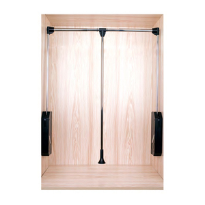 CTK meubles penderie latérale à deux leviers <span class=keywords><strong>garde</strong></span>-robe à fermeture <span class=keywords><strong>en</strong></span> douceur ascenseur cintre de levage créatif pull down gard - Product Image 1