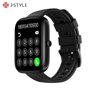 J STYLE 2255 Smart Watch Men Women for Android IOS Phone Waterproof Heart Rate Tracker 1.96inch